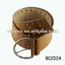 Women's Wide PU Plain Belts